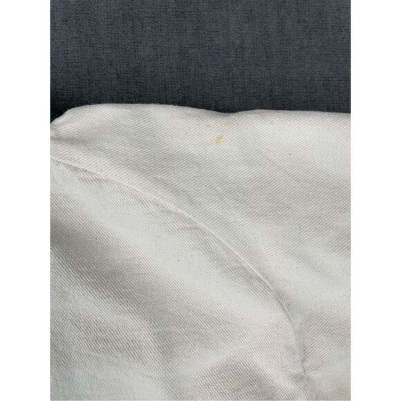 VTG Roots Baseball Jersey Mens S White Vintage Cotton Button Front 80s 90s style - Picture 10 of 11